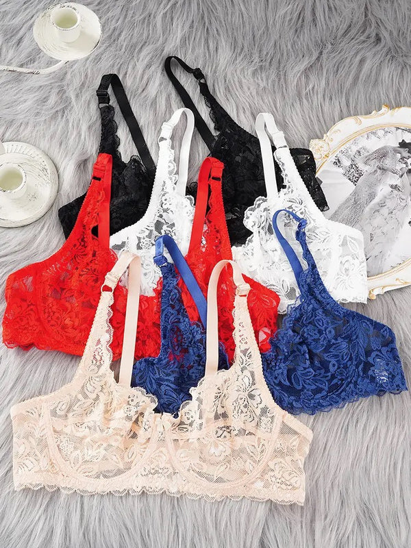 Soft Net Lace Daily Wear Bra - WS